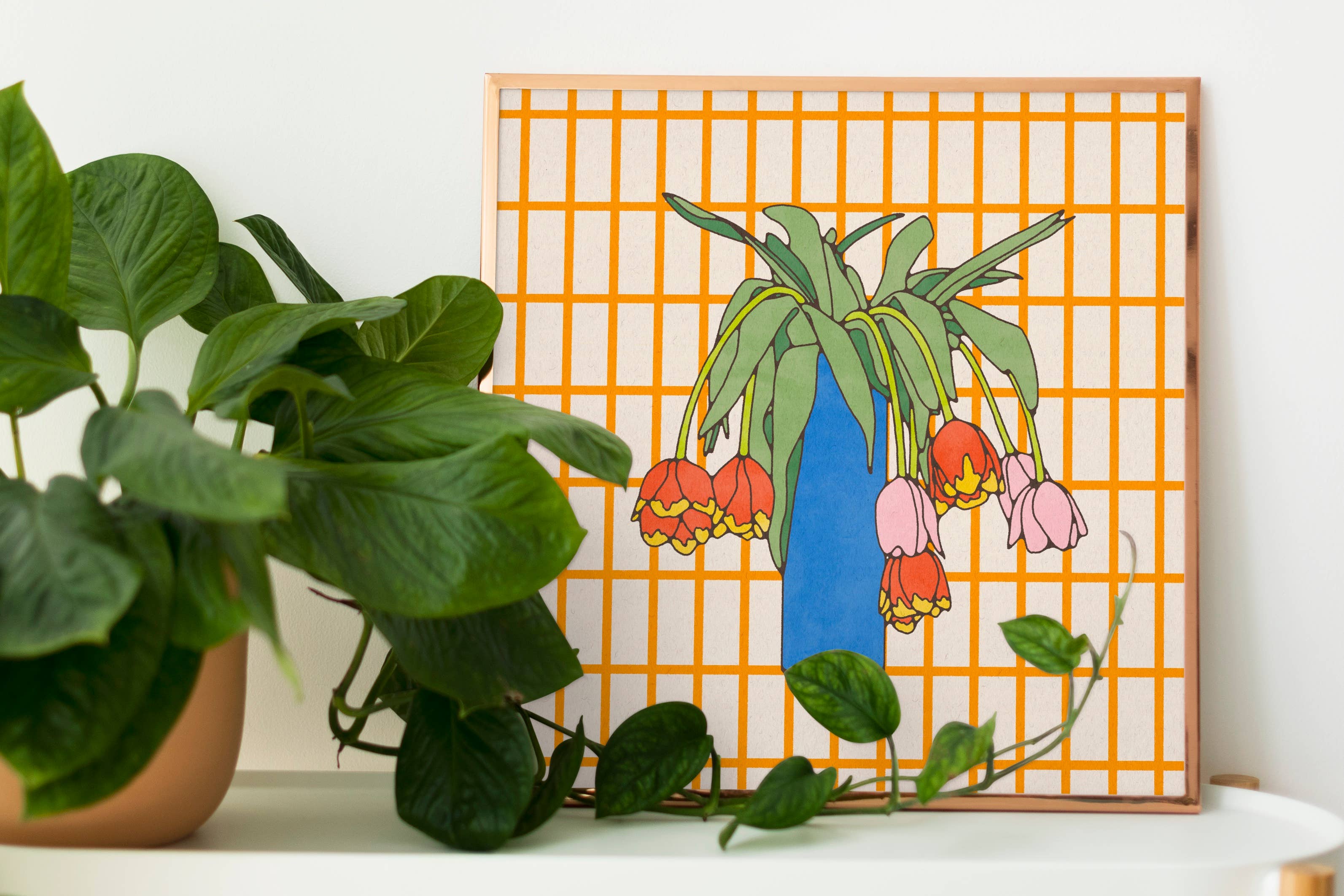 Brooke Finally - Wholesale Art Print - 8x8 Wilted Tulips Art Print2