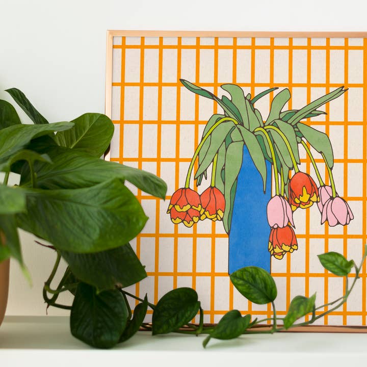 Brooke Finally - Wholesale Art Print - 8x8 Wilted Tulips Art Print2