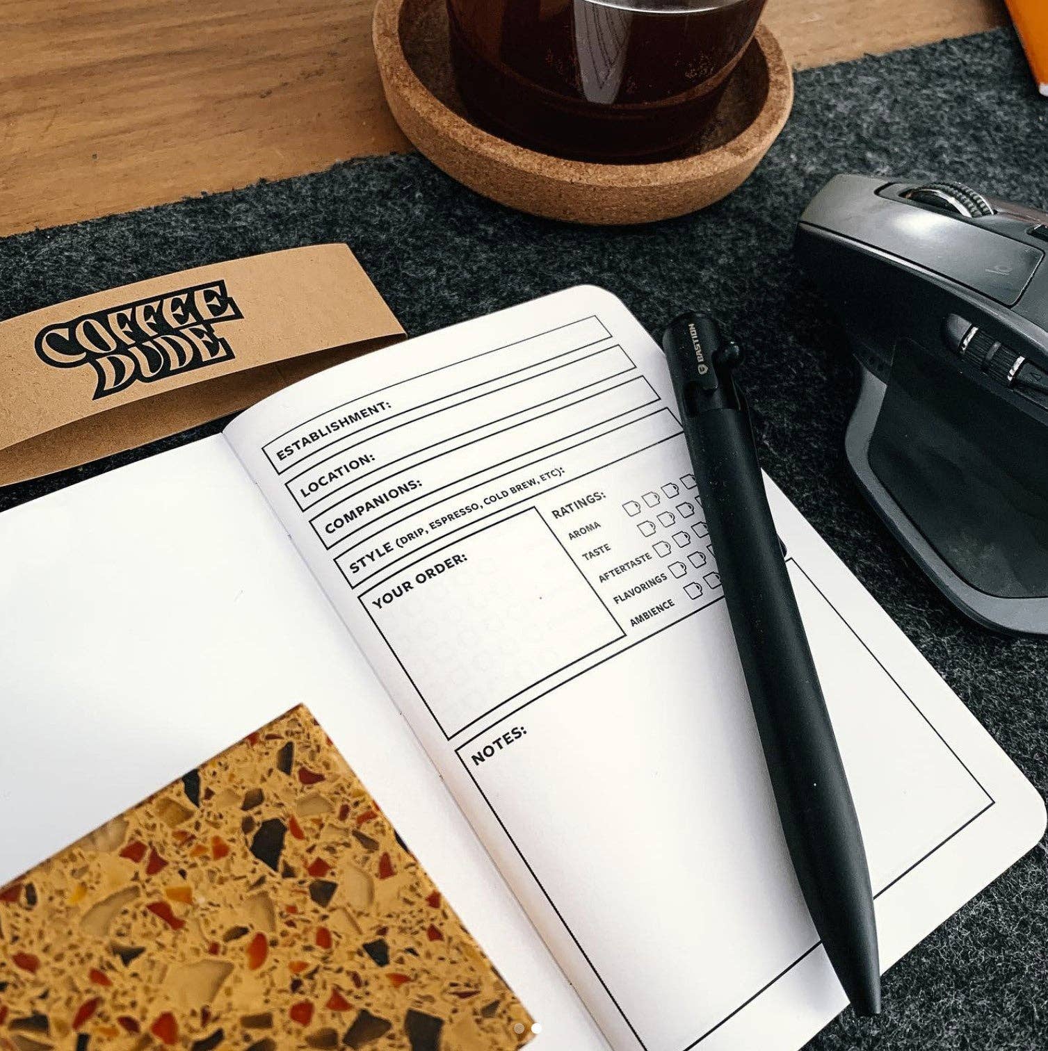 Coffee Dude - Wholesale Journal/Diary - Coffee Log Book - Coffee Dude1