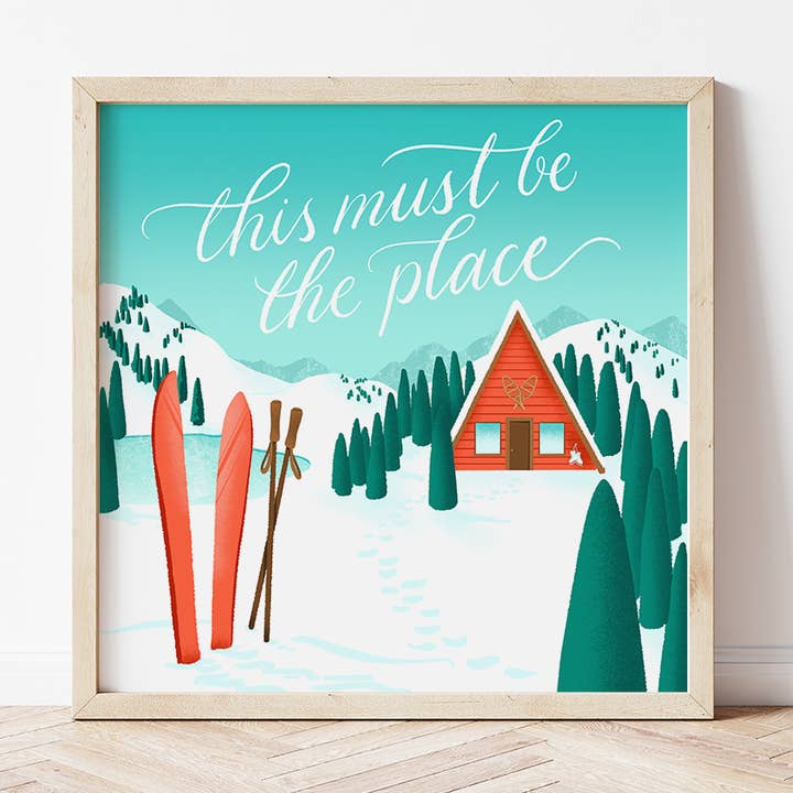 This Must Be the Place Art Print for wholesale by hey, alissandra