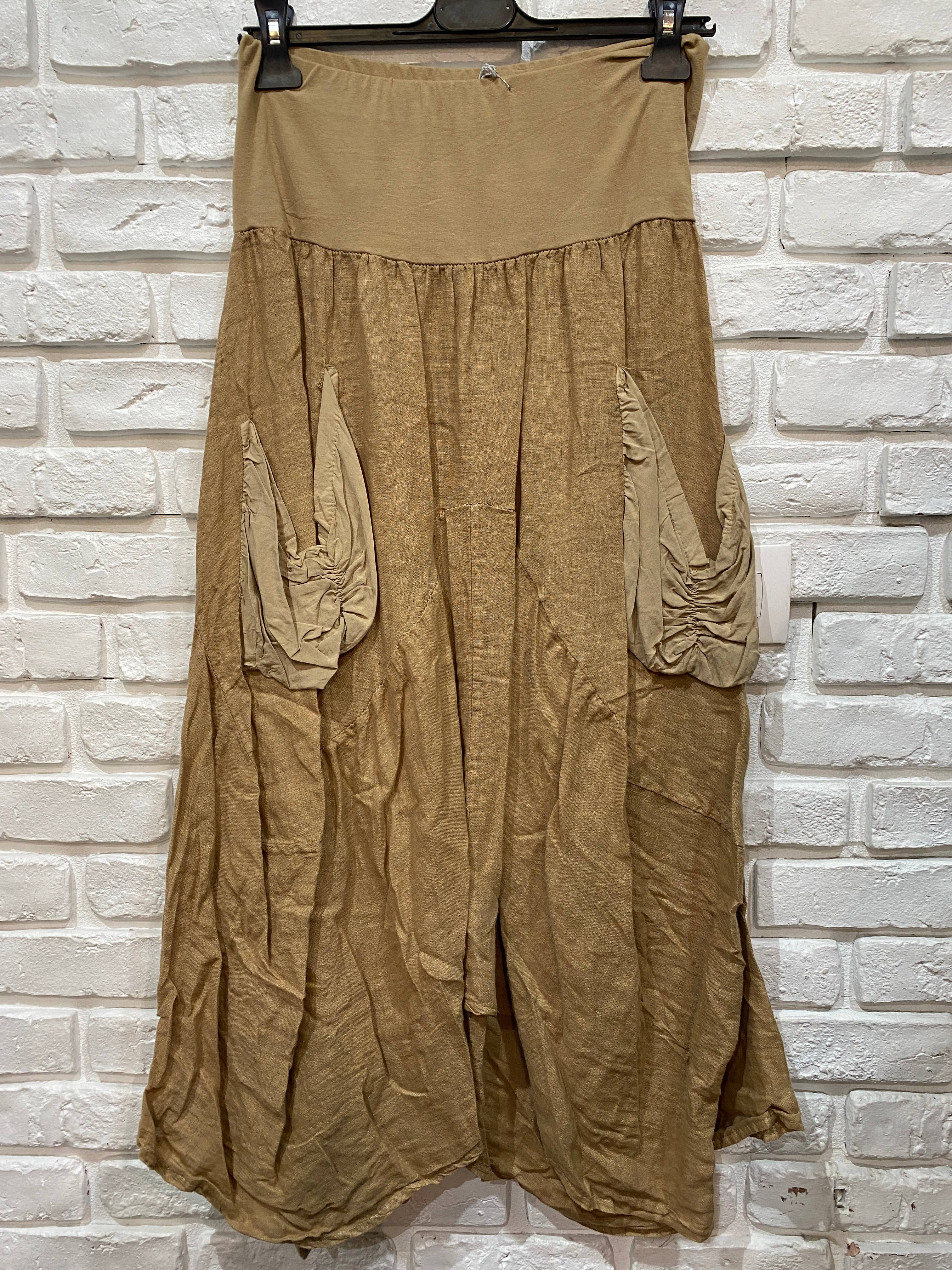 la maison des fibres naturelles – wholesale Kjol - Dam – Linnekjol i storlek One Size (US 12-16, UK 8-12, EU 40-44)11