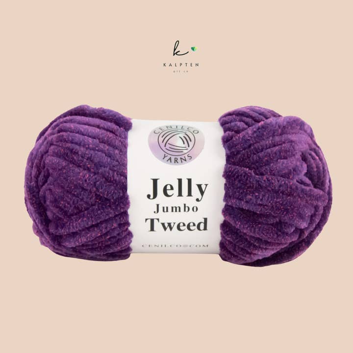 Kalpten LLC - Wholesale Yarn - Super Bulky Jumbo Chenille Tweed Yarn|Finest Quality3