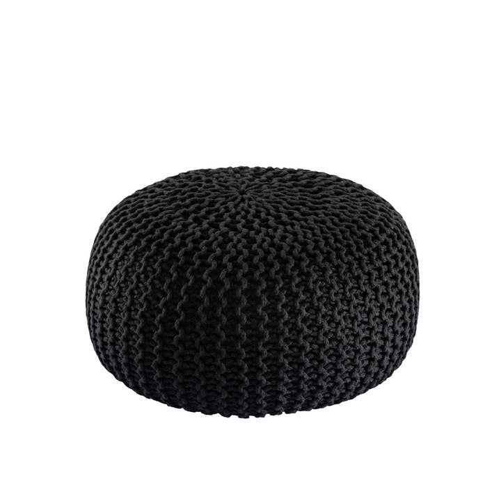 Pouf PREMIUM Ø45cm Stool Knitted Pouf Indoor Patio for wholesale by Voglrieder