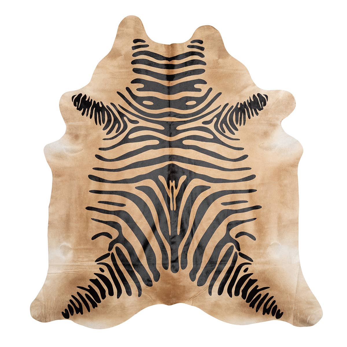 B.S. Trading Co - Wholesale Area Rug - Floor print zebra cowhide1