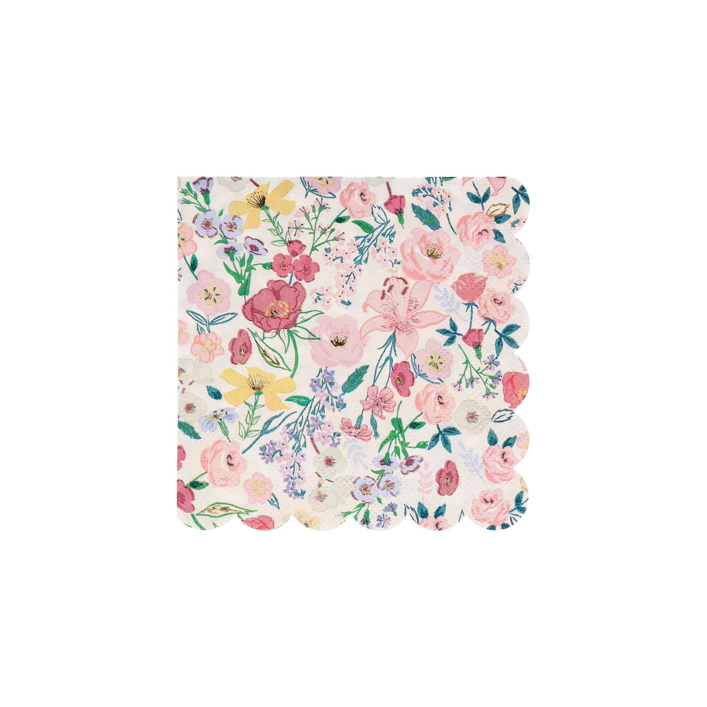 Meri Meri - Wholesale Disposable Napkin - English Garden Small Napkins1