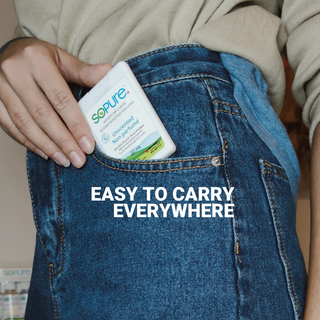 White Clear Pocket Size 20mL Spray Sanitizer for wholesale on Faire1