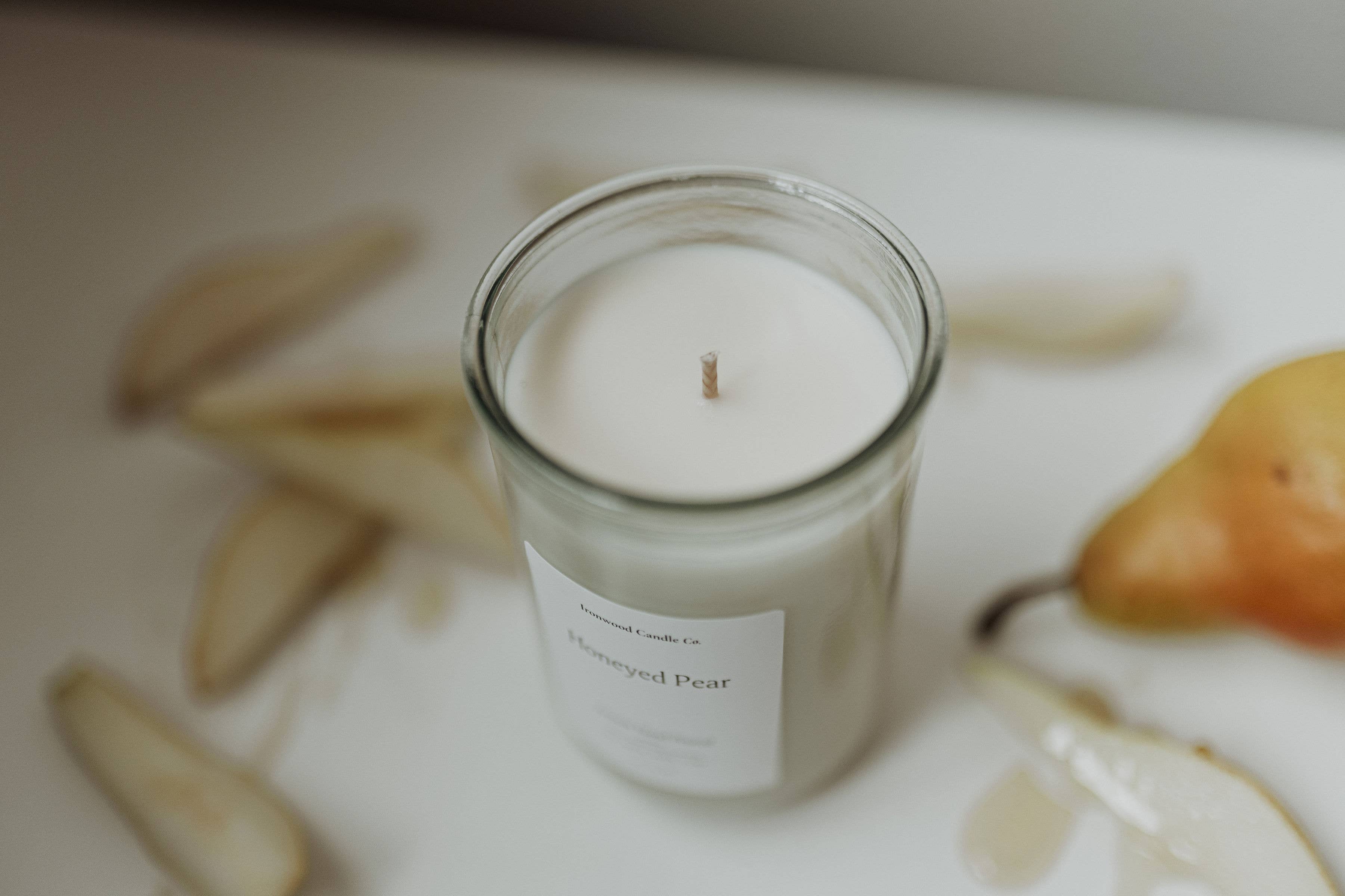 Ironwood Candle Co. - Wholesale Jar/Filled Candle - HONEYED PEAR SOY CANDLES4