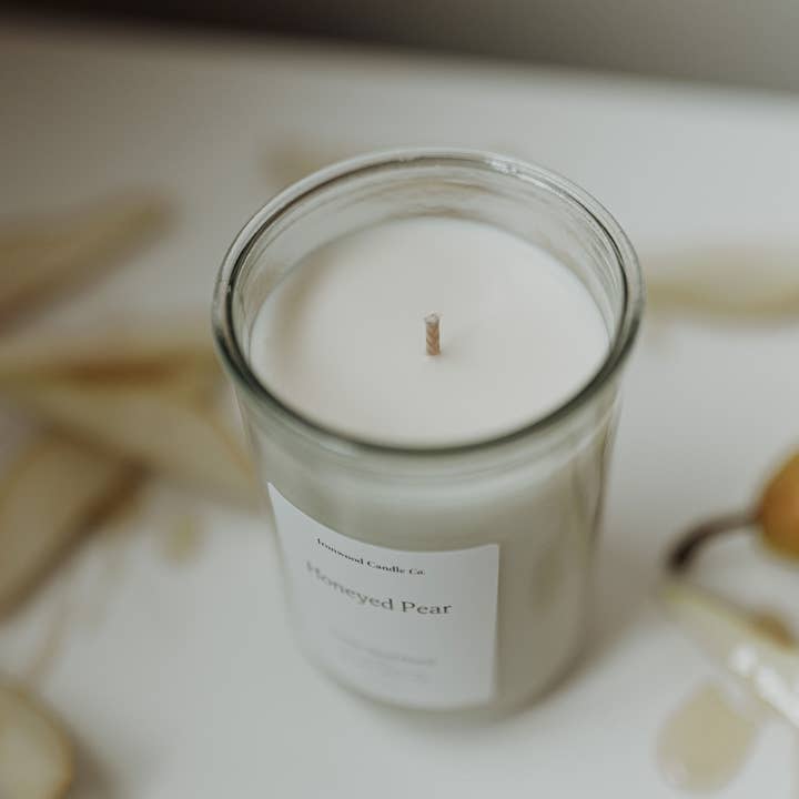 Ironwood Candle Co. - Wholesale Jar/Filled Candle - HONEYED PEAR SOY CANDLES4