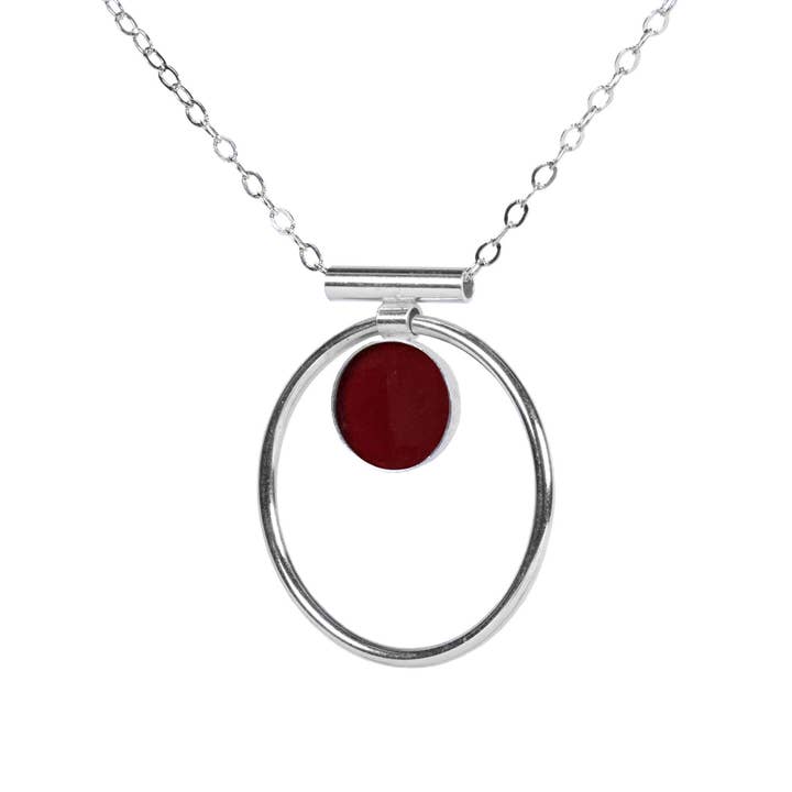 Collana con Anello di Granato per la vendita all'ingrosso da parte di sable jewelry