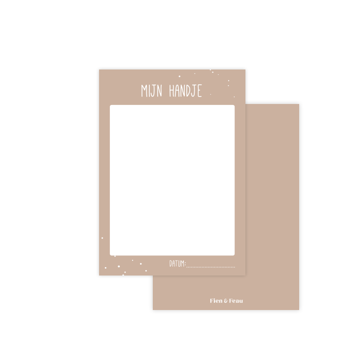 Fien & Feau – wholesale Hand & footprint kit – Child & baby – Card | Hand Print1