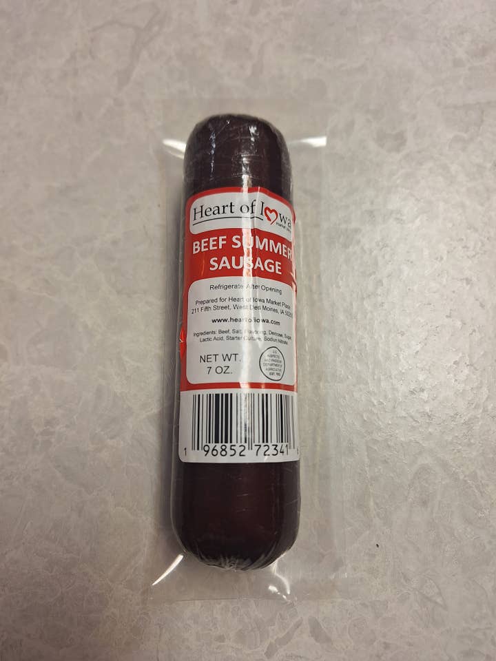 Summer Sausage for wholesale by Heart of Iowa Market Place