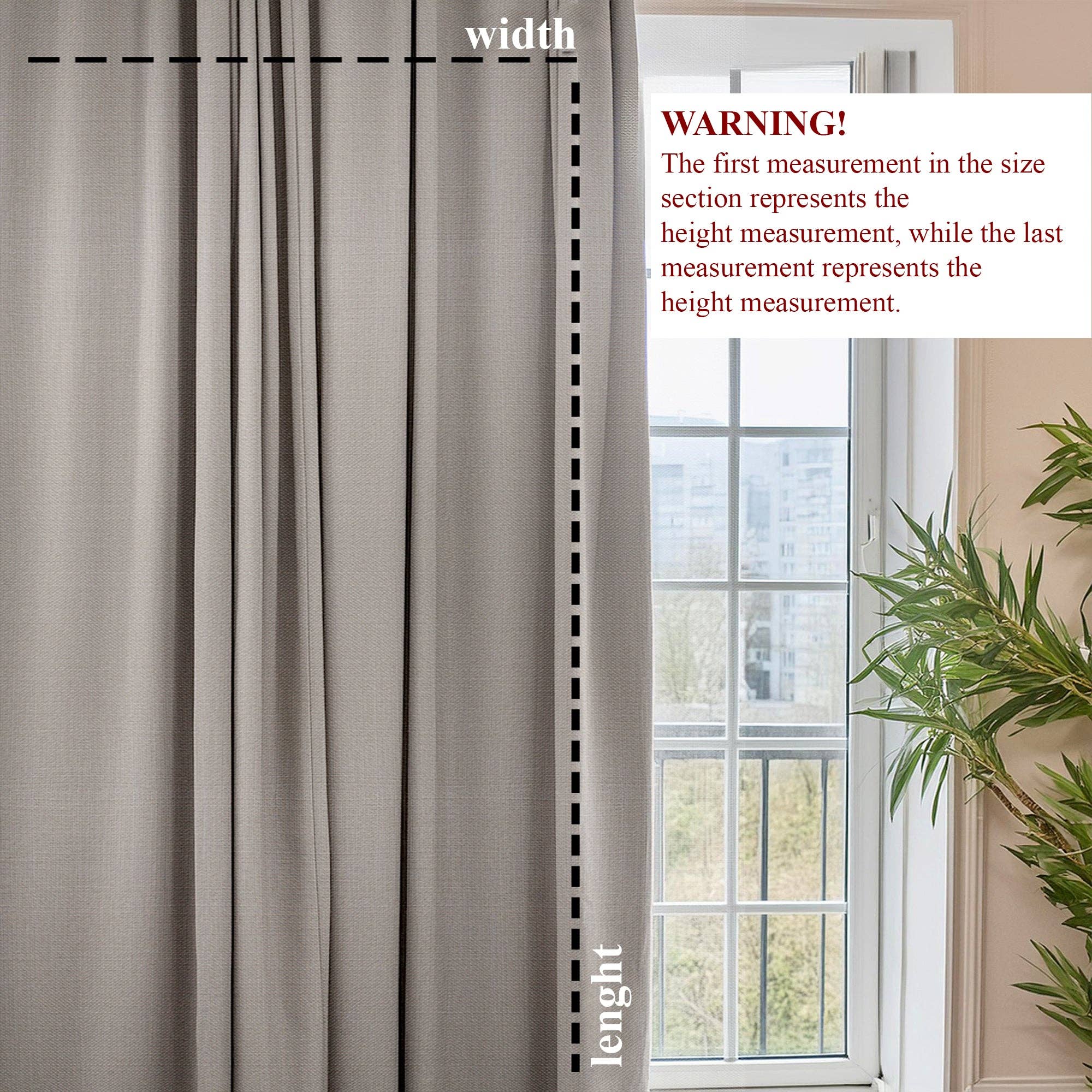 FLASHRUG LLC – wholesale Curtain – Linen Gray Curtain3