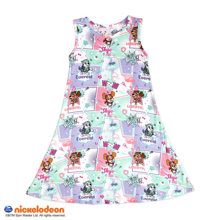 Bellabu Bear - Wholesale Dress - Kids - PAW Patrol Girl Pups Bamboo Girls' Sleeveless Dress