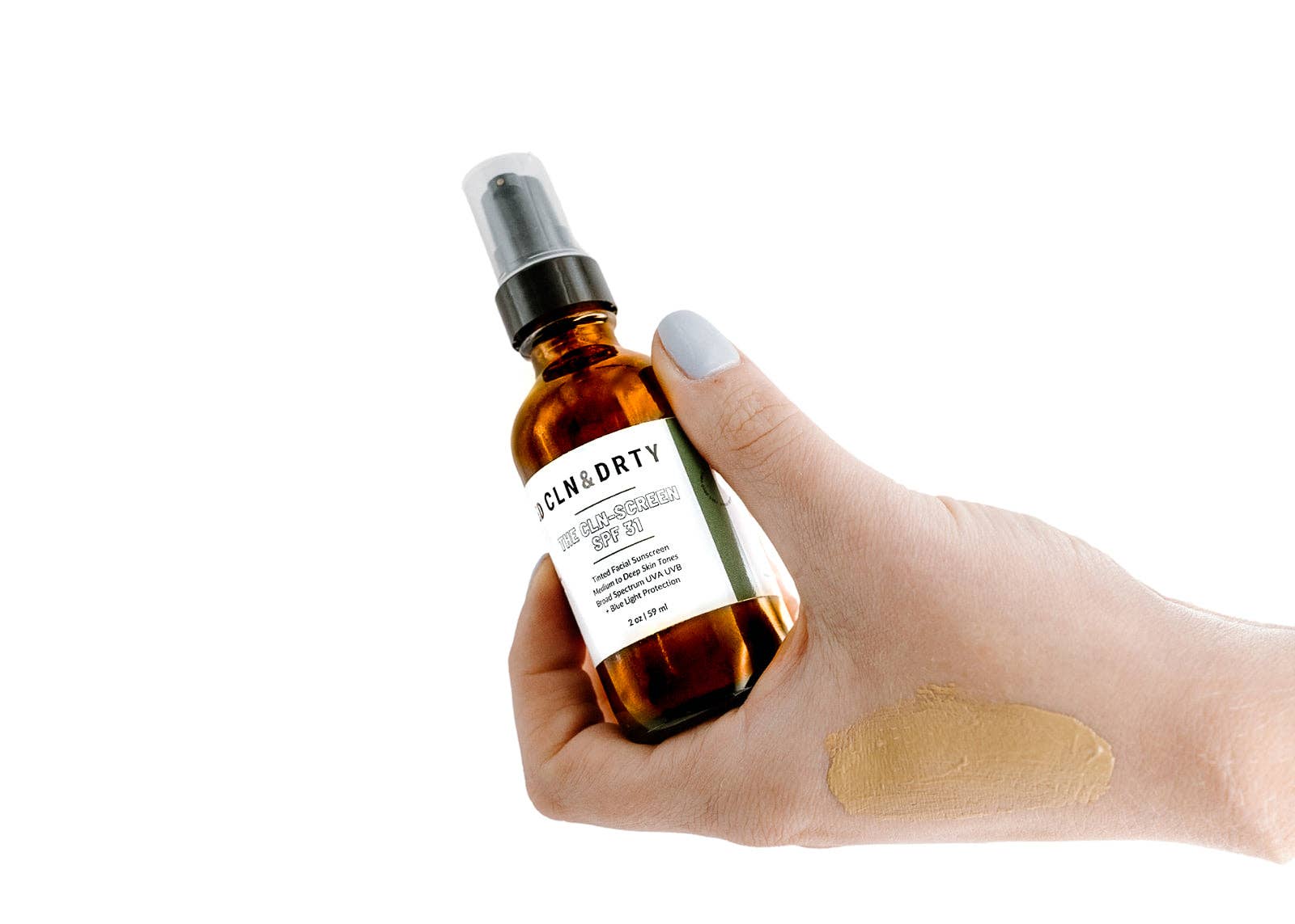 CLN&DRTY Natural Skincare - Wholesale Sunscreen - The CLN-Screen - Mineral Tinted Sunscreen - SPF 313