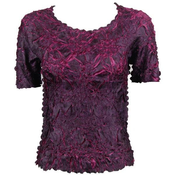 The Magic Scarf Company - Wholesale Blouse - Women's - 649 - Origami Short Sleeve Tops24