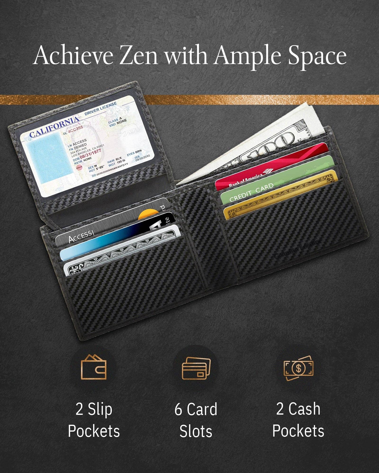 Access Denied Accessories – wholesale Plånbok – Herr – Tunna läderplånböcker för män med RFID-blockering4