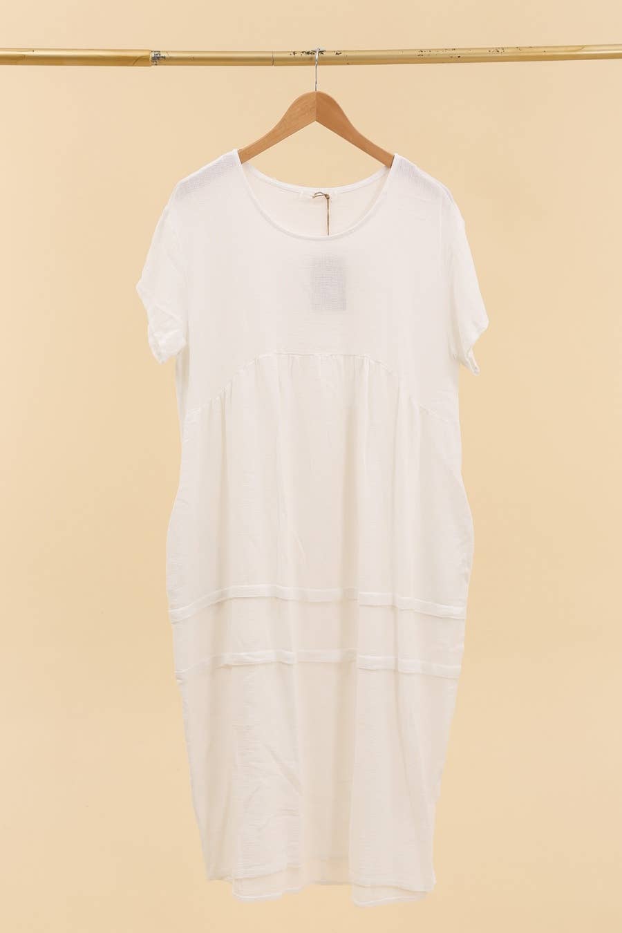 LÉA & LUC - Wholesale Jurk - Dames - Jurk van 50% katoen en 50% linnen REF. 1012022