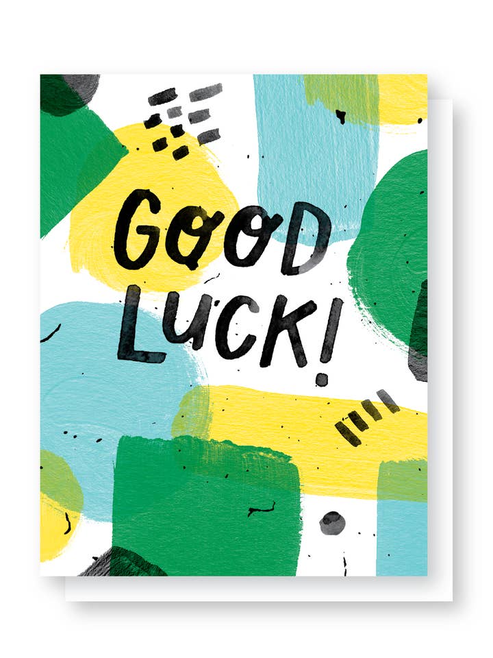 Biglietto di pittura buona fortuna per la vendita all'ingrosso da parte di Handzy Shop + Studio