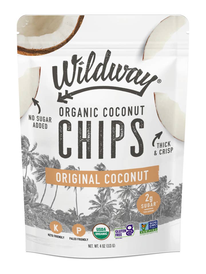 Organic Coconut Chips - Original Coconut for wholesale by Wildway