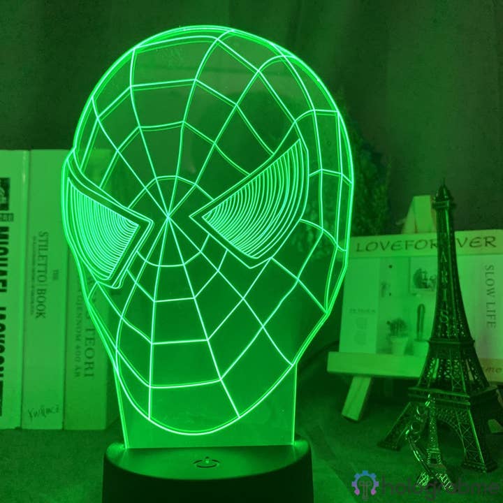 Holograbme – Engroshandel Skrivebordslampe – Marvel Spider-Man spil lampe1