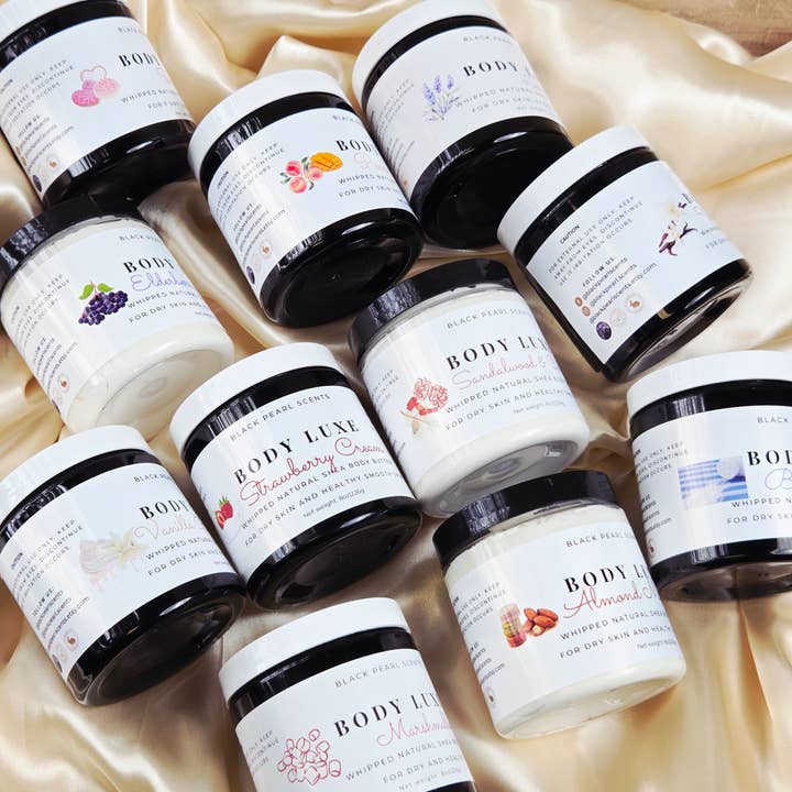 Black Pearl Scents LLC - Wholesale Body Balm/Butter - Whipped Shea Body Butter | Deep Hydration | All Natural