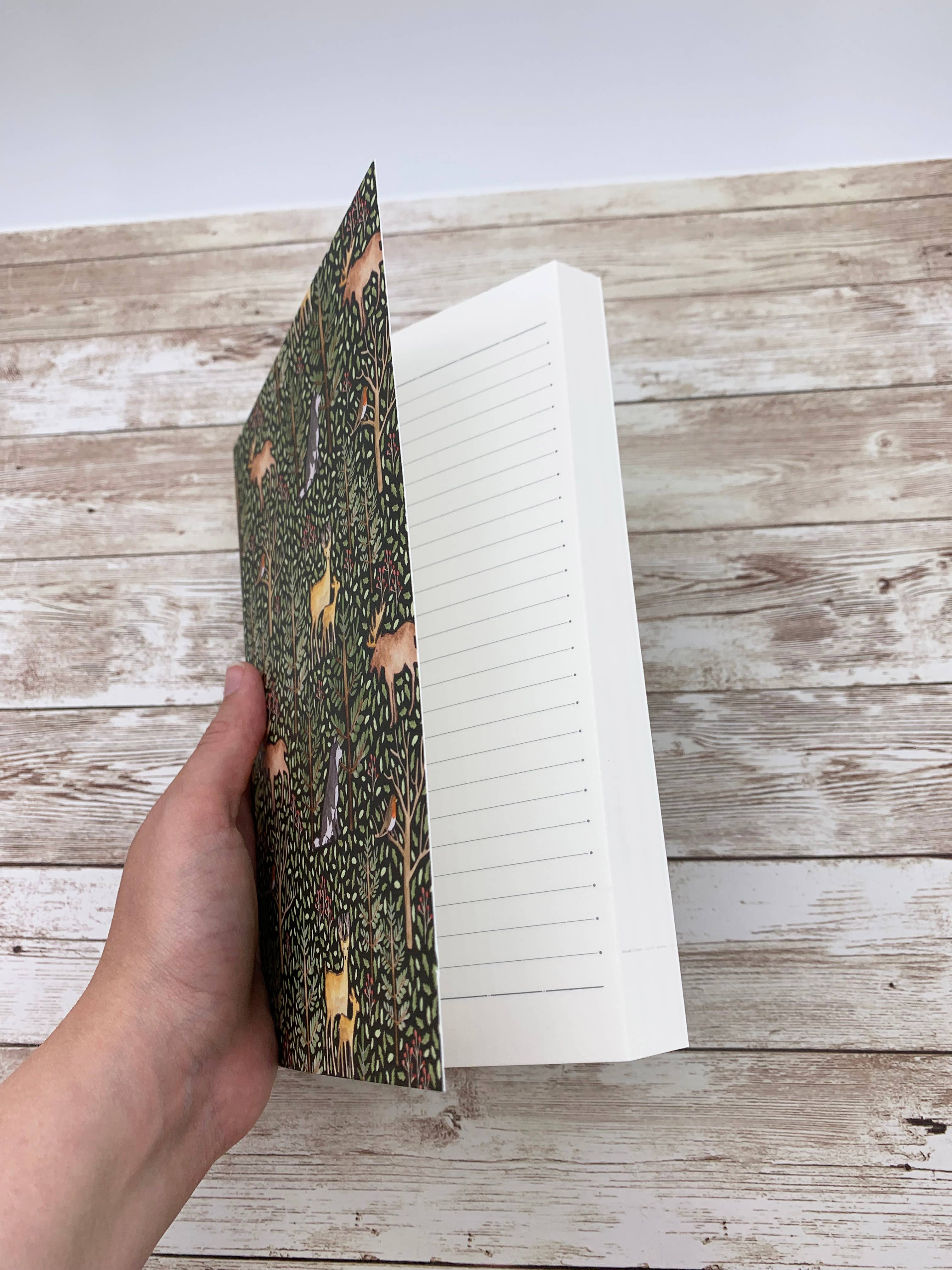 Samantha Hall Designs – wholesale Notebook – Animals of the Forest A5 Notebook3