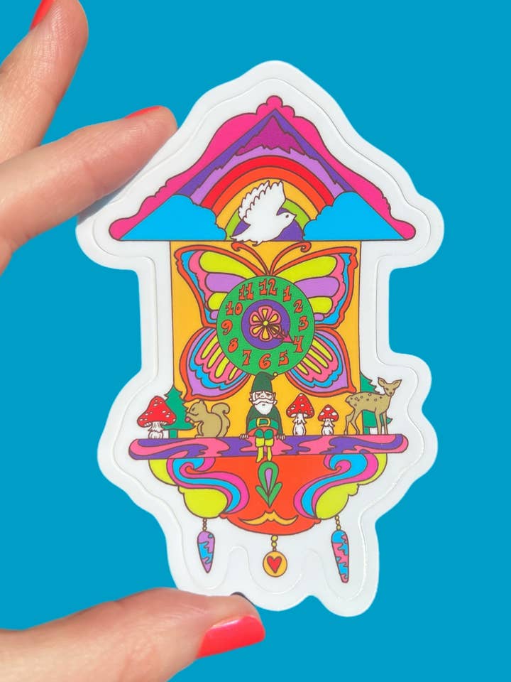 3 Inch Sticker Cuckoo for wholesale by Astral Weekend