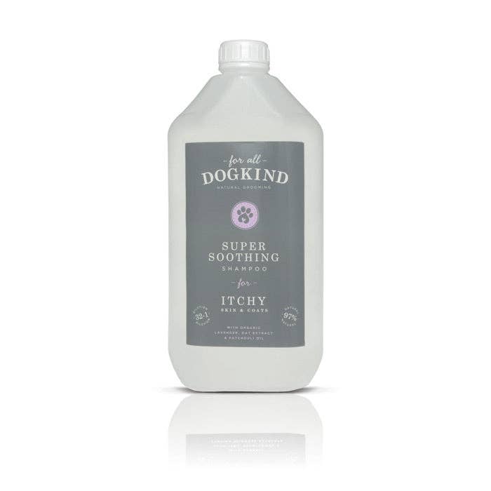 For All DOGKIND – wholesale Pet shampoo – Dog – SUPER SOOTHING SHAMPOO FOR ITCHY SKIN & COATS 250ml & 5ltr - TRADE1