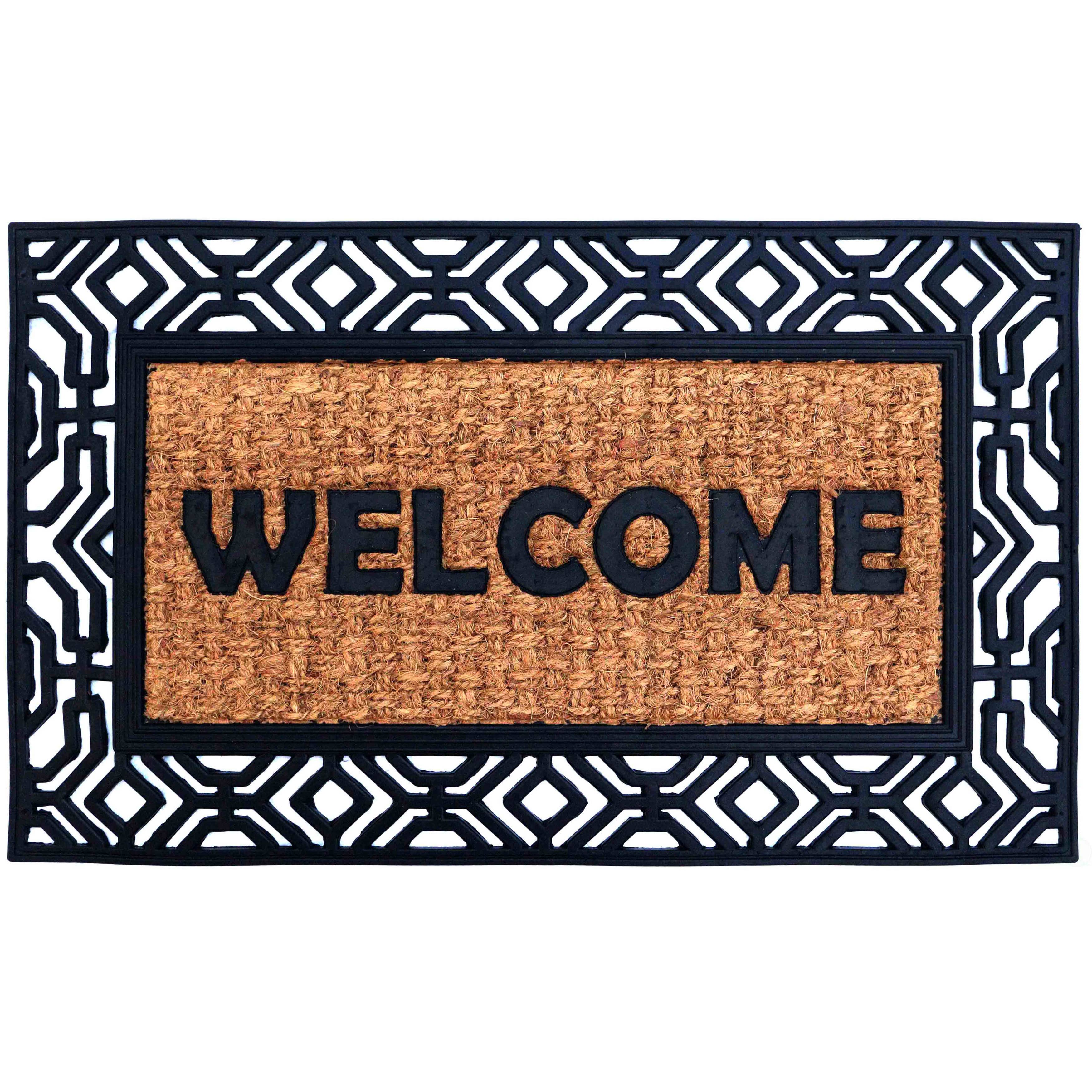 Quickway Imports – wholesale Door mat – Heavy Duty Coco Coir Doormat  18x30"12