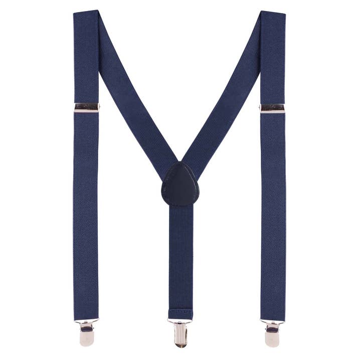 Designer Kidz - Wholesale Suspenders - Kids - Bradley Boys Suspenders - Navy