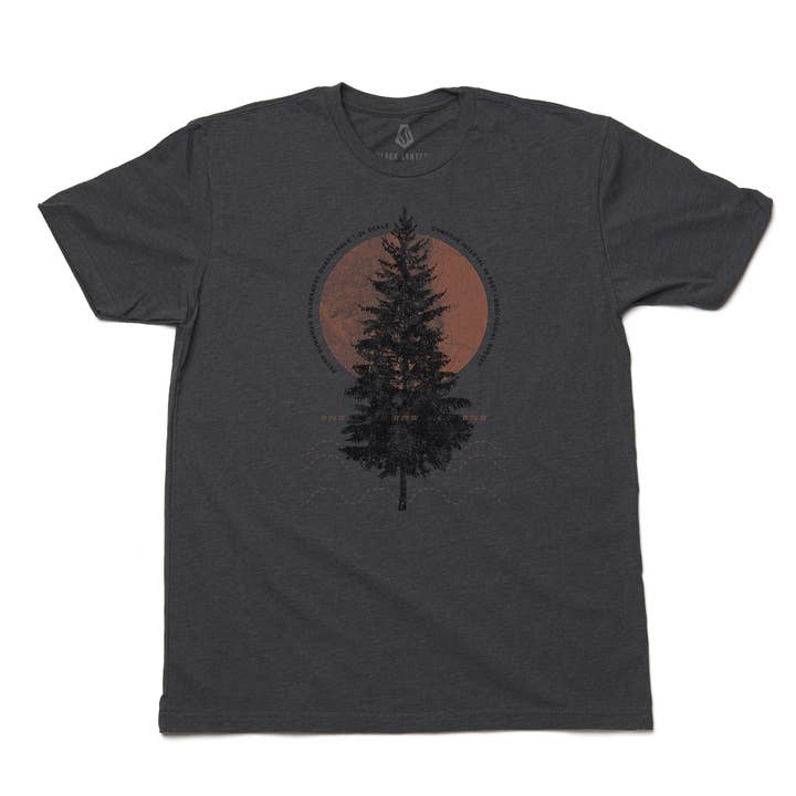 Map of the Pines - Men's/Unisex T-Shirt for wholesale by Black Lantern