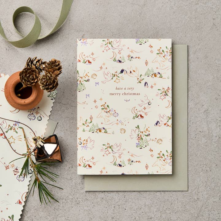 Katie Leamon - Wholesale Christmas Card - L&L Christmas Light Christmas Card