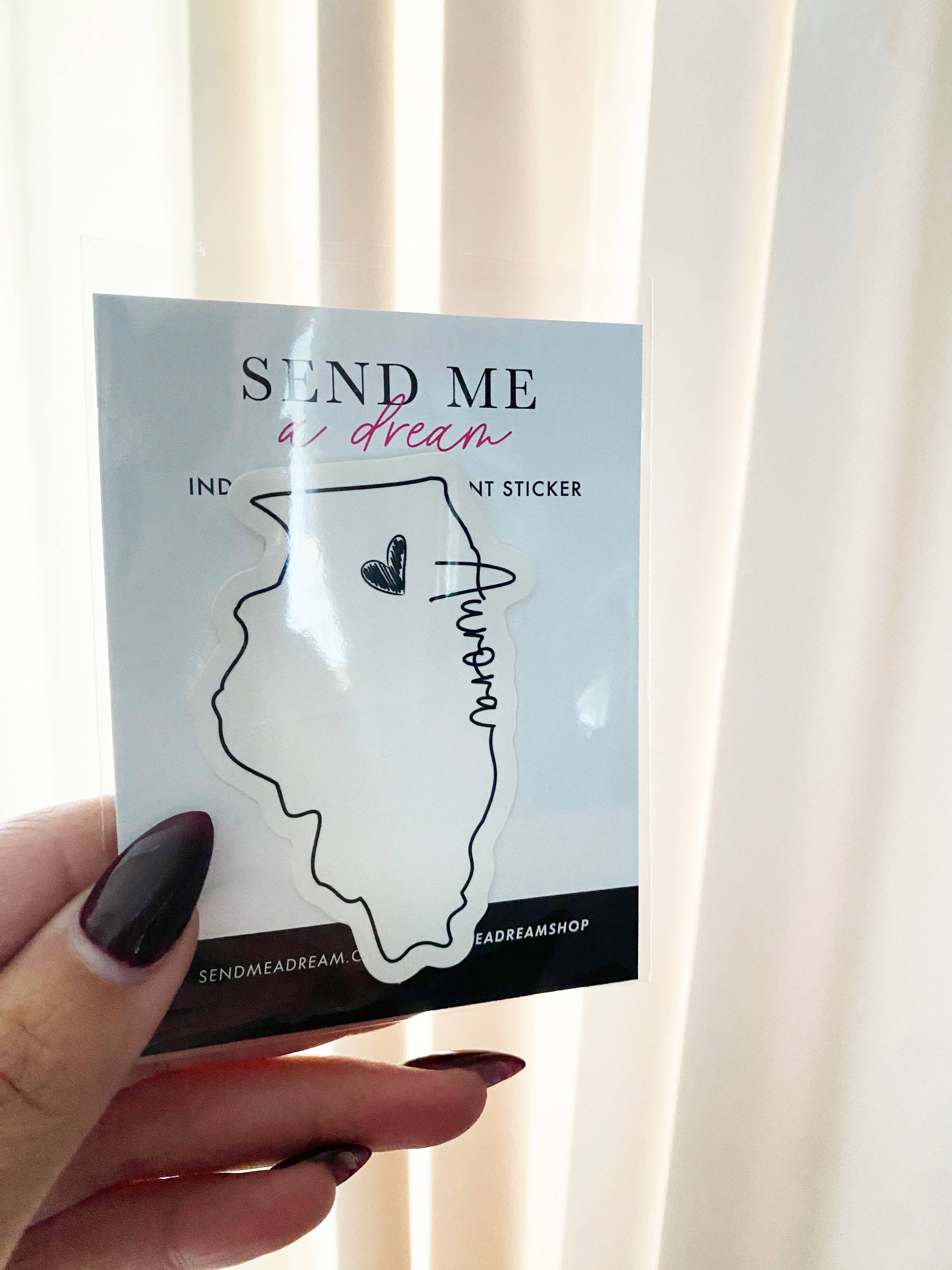 Send Me a Dream - Wholesale Sticker - Custom City State Sticker4