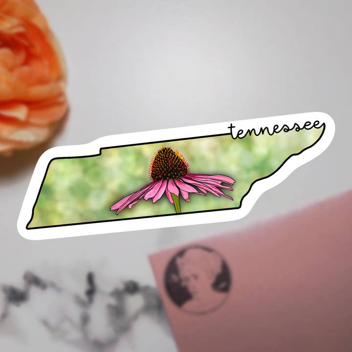 Tennessee State Flower Sticker for engroshandel hos Jelly Jean Designs