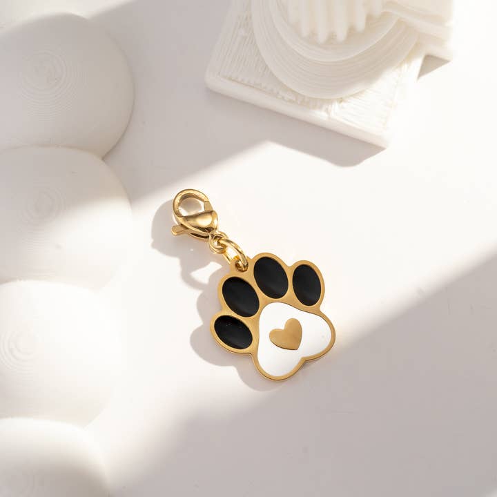 COSMOS - Wholesale Individual charm/pendant - Set of 10 cute and festive stainless steel pendants8