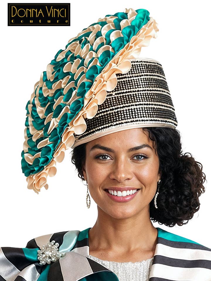 Donna Vinci Couture Hat, Style H12255 for wholesale by Donna Vinci