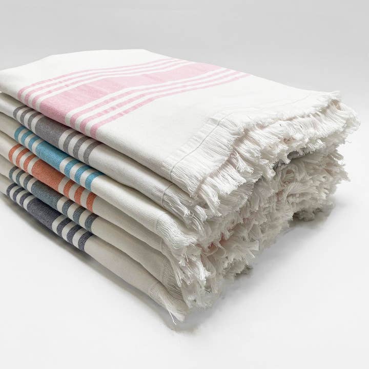 Fouta KARABUK terry-lined 90x160 or 140x180 for wholesale by Le comptoir de la plage