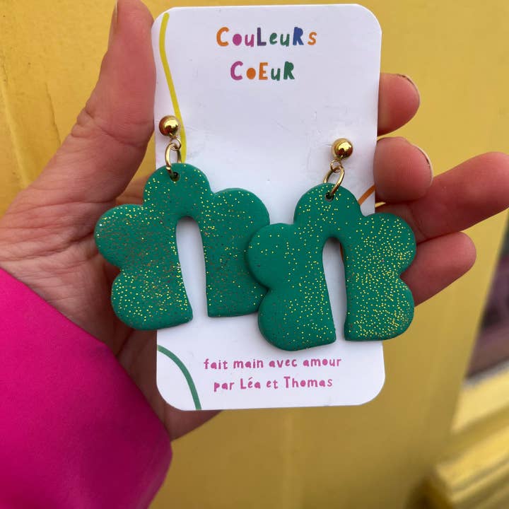 SALES - Green Glitter Mallorca for wholesale by Couleurs cœur