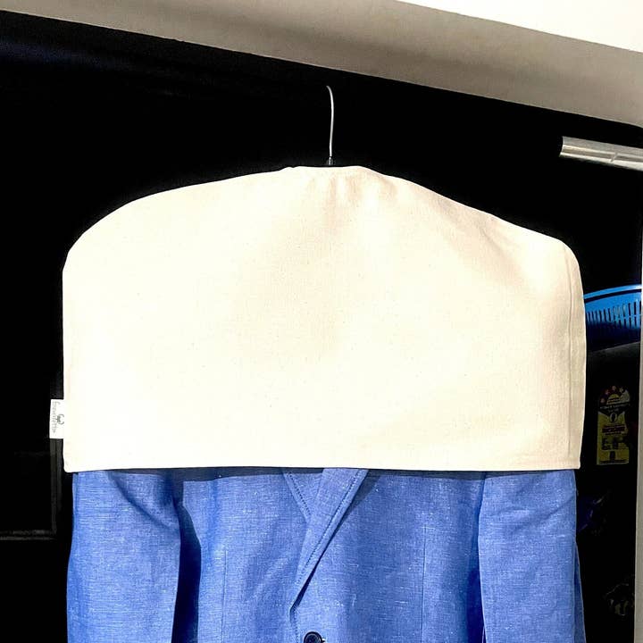 100% Cotton Canvas Garment Shoulder Cover for wholesale by ForeverCotton