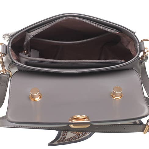 Bessie London - Vendita all'ingrosso Borsa con manico - Donna - BORSA A TRACOLLA CON PATTA E MANICO SUPERIORE URBAN SCARF8