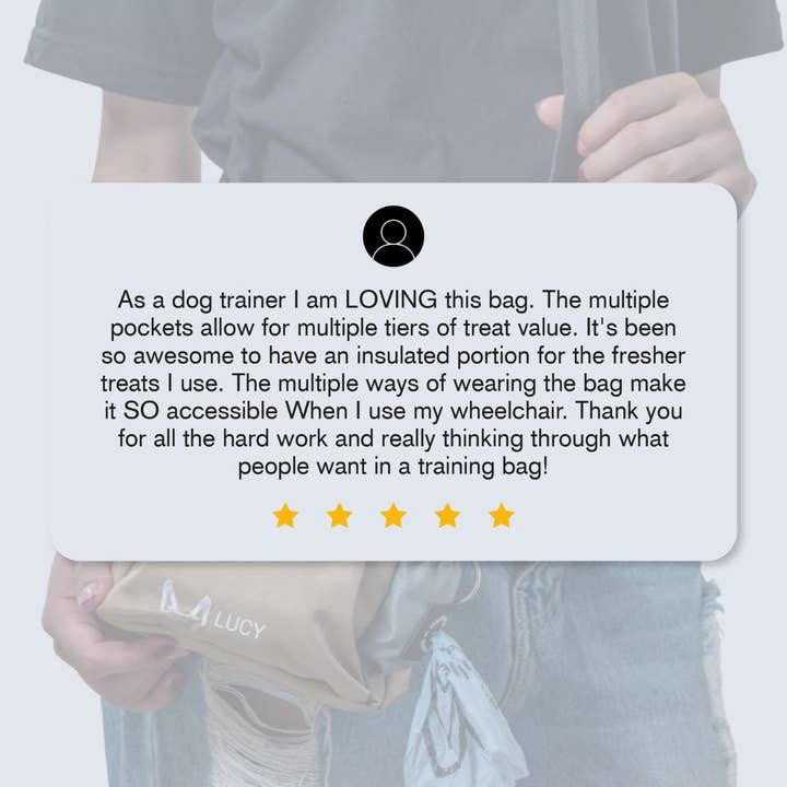 AkraCreations - Wholesale Pet Treat Bag - Dog - Crossbody Treat Bag – Insulated Dog Training Pouch4