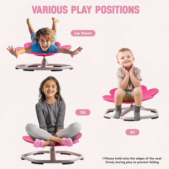Robud & Mewoofun Official Store – wholesale Stol - Barn – ROBUD Barn Sensorisk Snurrstol Träning Kroppskoordination12