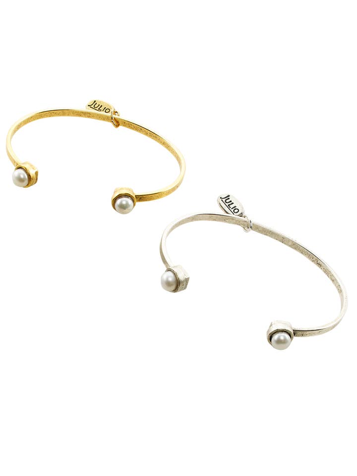 Pulsera con punta de gema Powers para venta al por mayor de Julio Designs