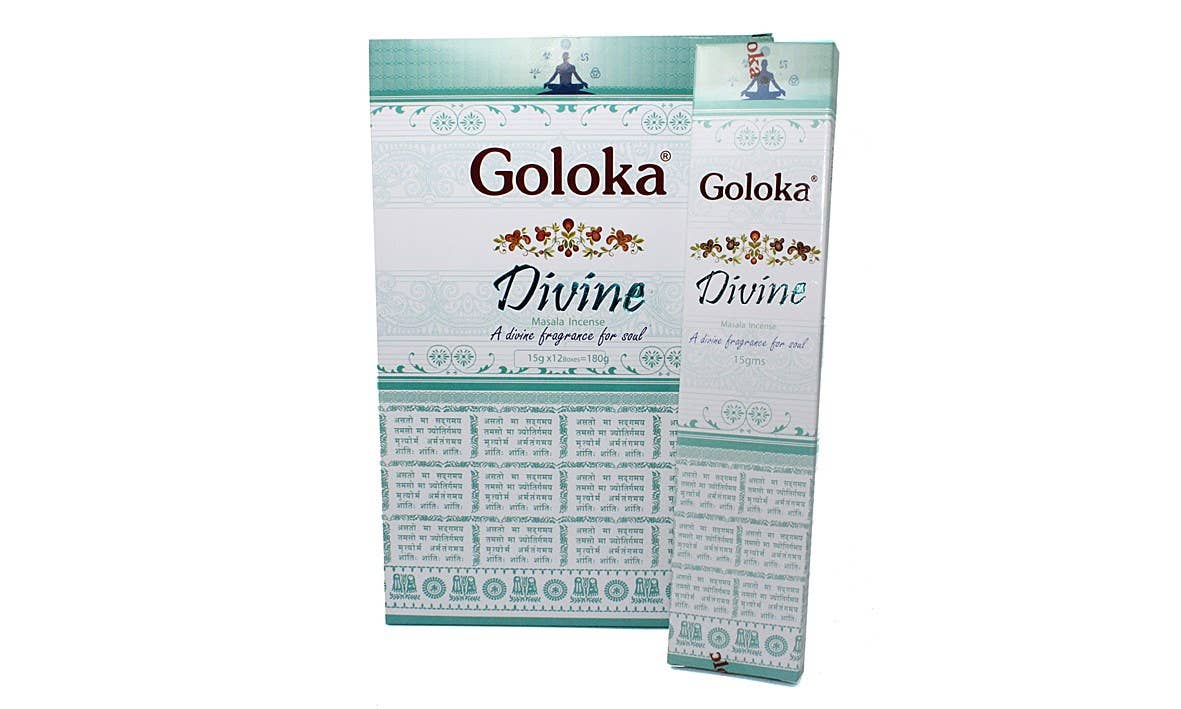 Esoterica Arte – Großhandel Räucherwerk – Esoterica Arte Goloka Divine/Divino Räucherstäbchen 15 g (12 Stück)0
