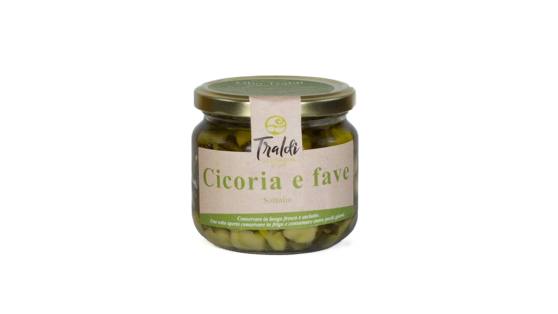 Olio Traldi di Boni Francesca - Wholesale Pickled Vegetables - Fava beans and chicory in oil 270g1
