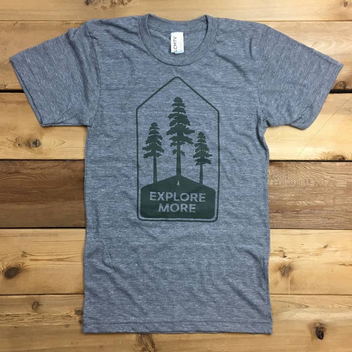 Explore More Unisex Tshirt - Athletic Grey for wholesale by Locomotive Clothing & Supply