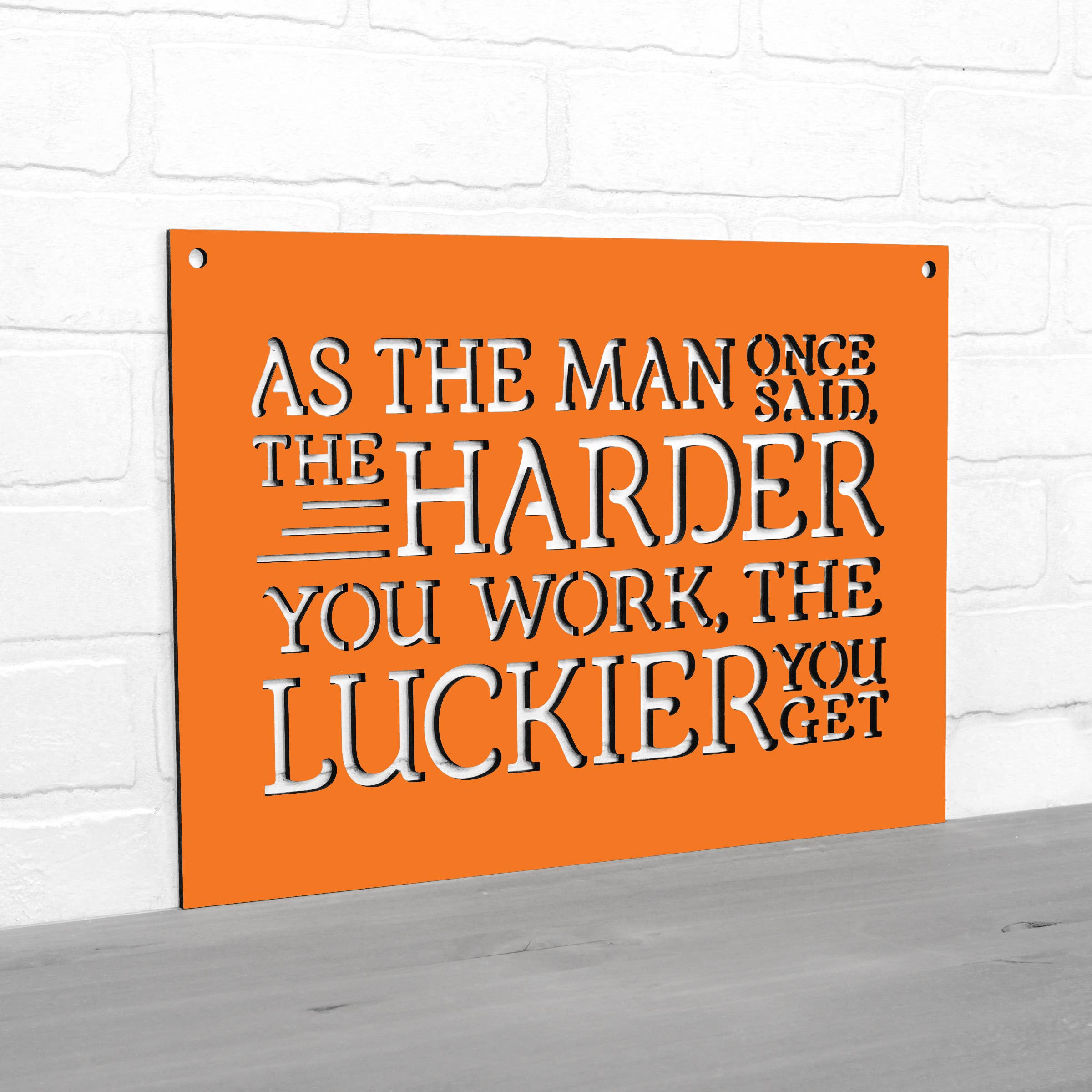 Spunky Fluff - Wholesale Wall Sign - As The Man Once Said Ted Lasso Wooden Quote Sign1