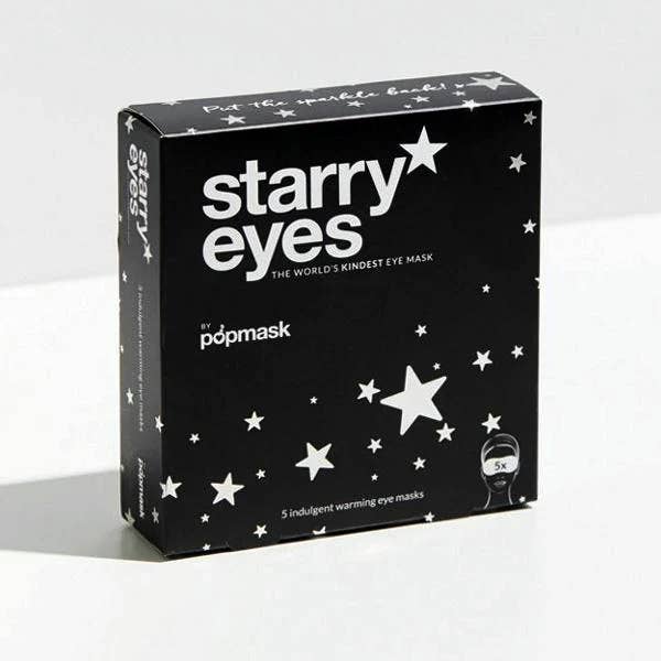 Popmask London - Wholesale Sleep/Eye Mask - Starry Eyes Fragrance-Free Self-Warming Sleep Mask - 5 Pack