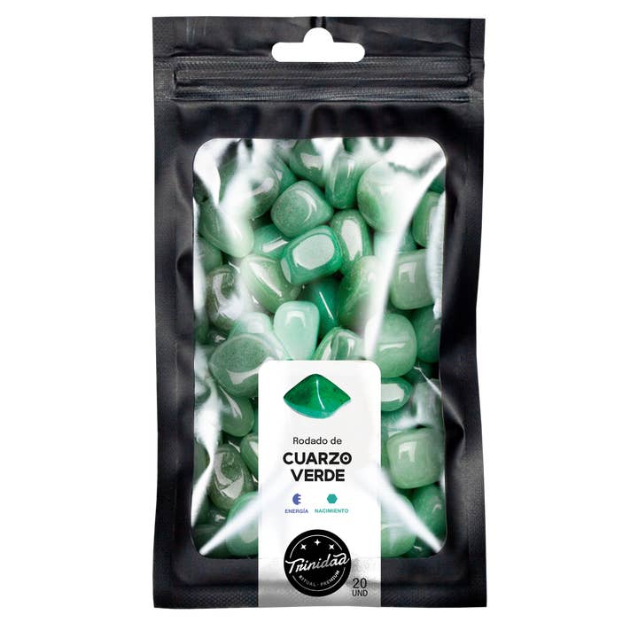 trinidad - Vendita all'ingrosso Pietra/cristallo spirituale - borsa al quarzo verde 20 unità0
