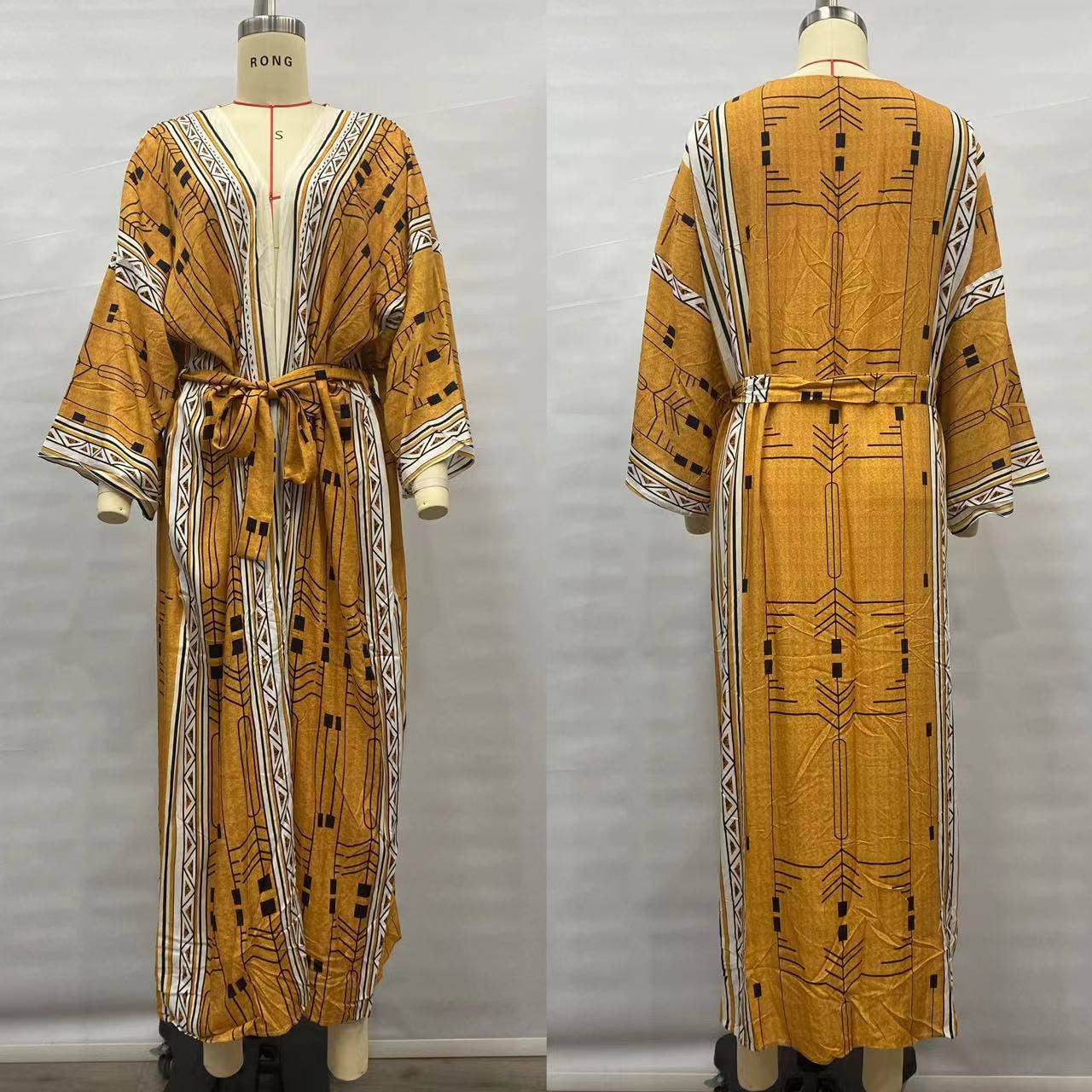 Rosa Clothing - Wholesale Kimono - Women's - Bohemian Geometry Printed Kimono3